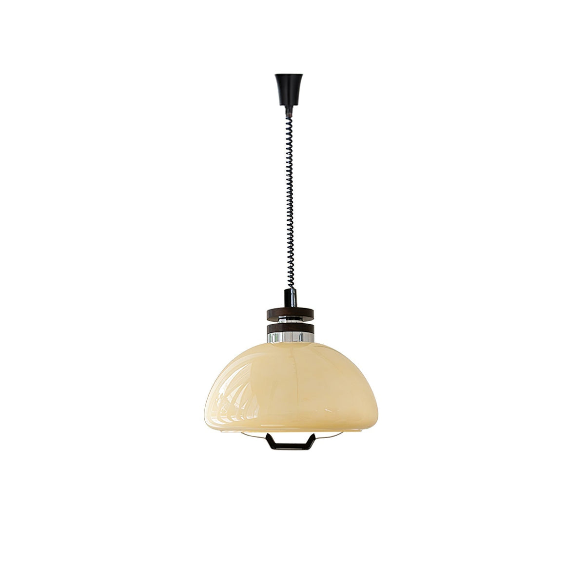 Suspension Éventail en bois et verre – vue 16