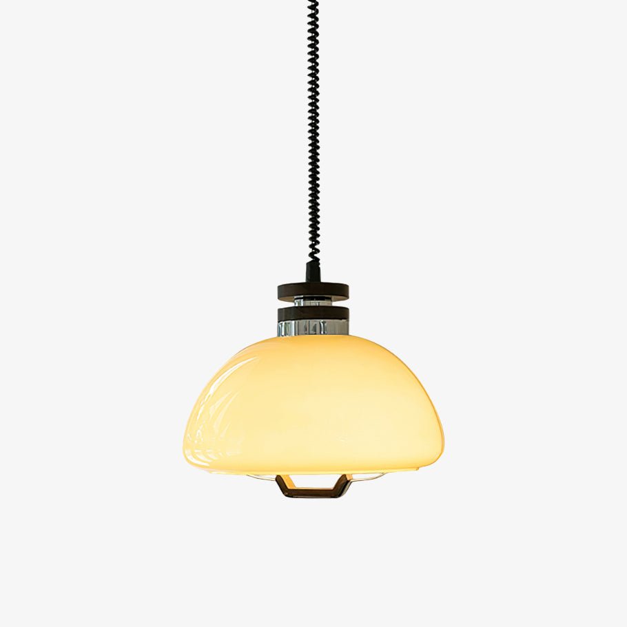 Suspension Éventail en bois et verre – vue 18