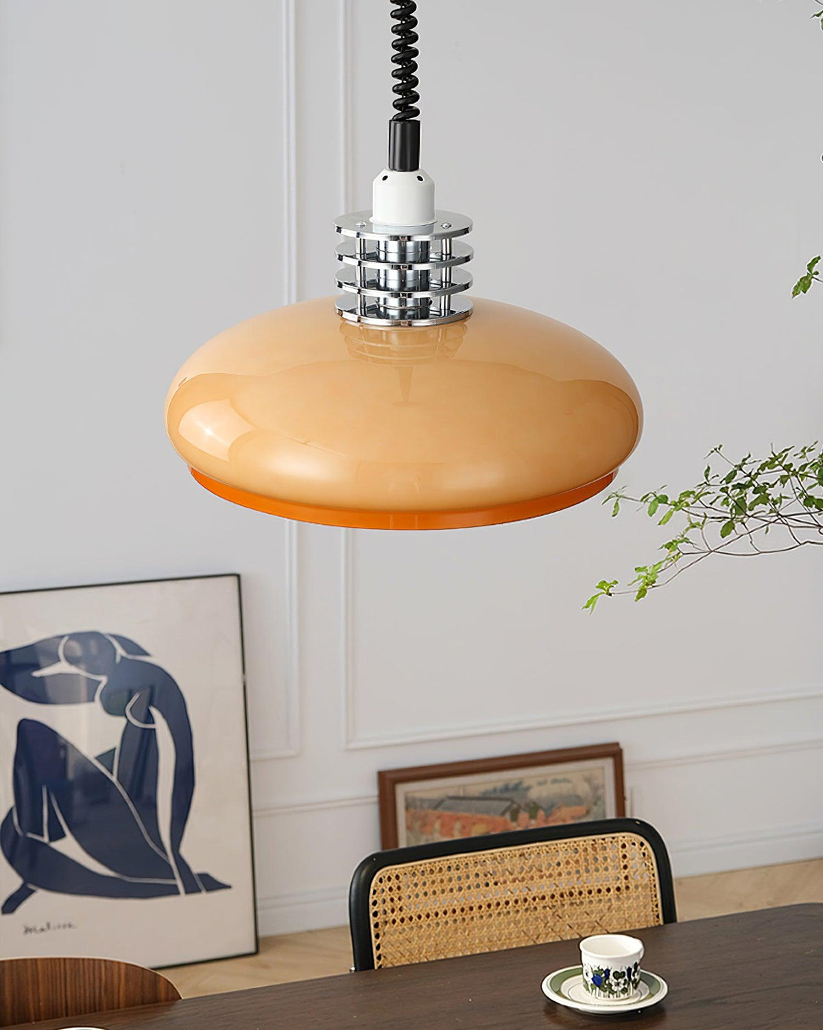 Suspension Bivouac en verre et métal – vue 29