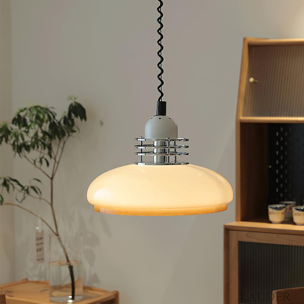 Suspension Bivouac en verre et métal – vue 36