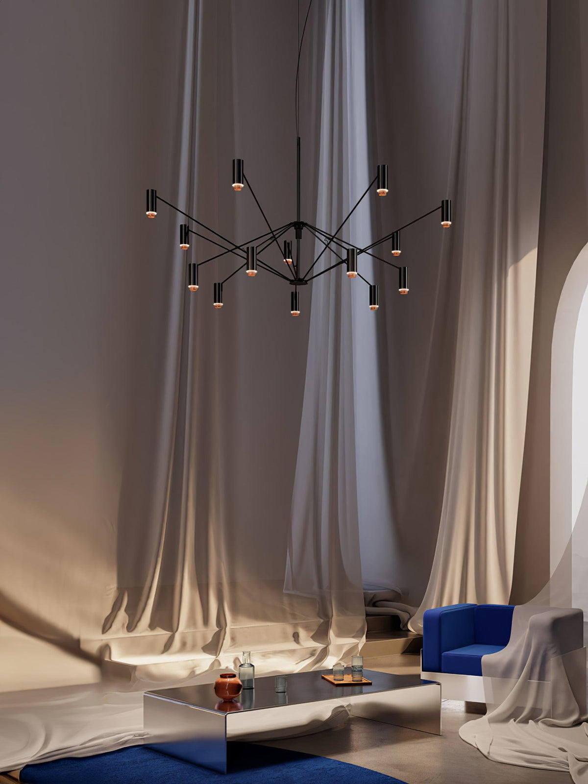Suspension Frimas en métal – vue 34