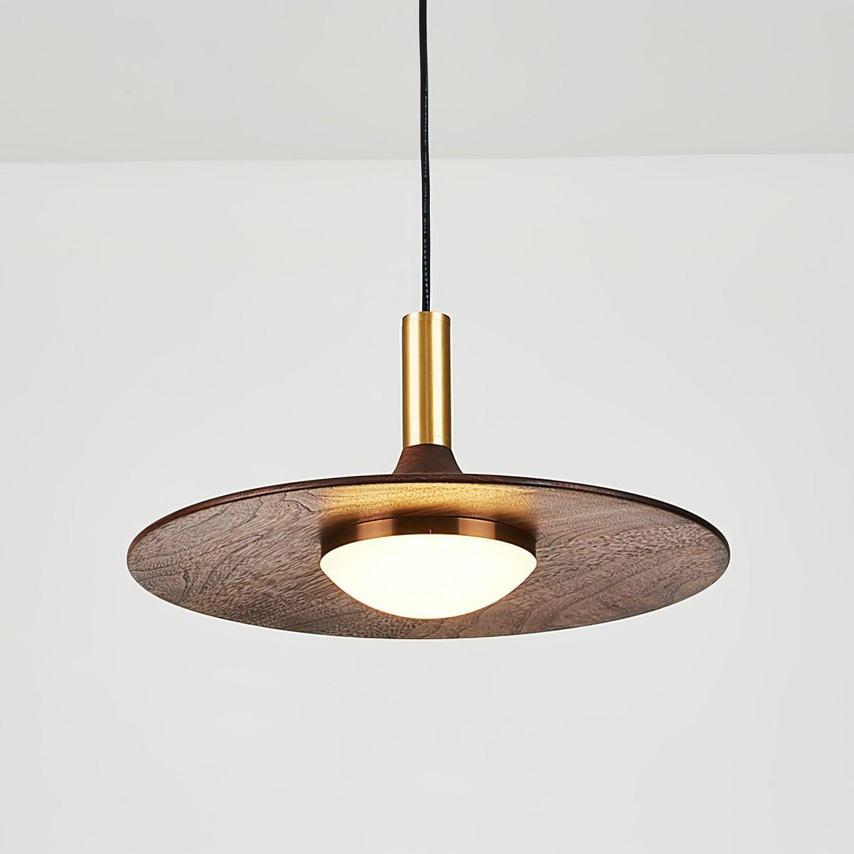 Suspension Vigne en bois et laiton – vue 14