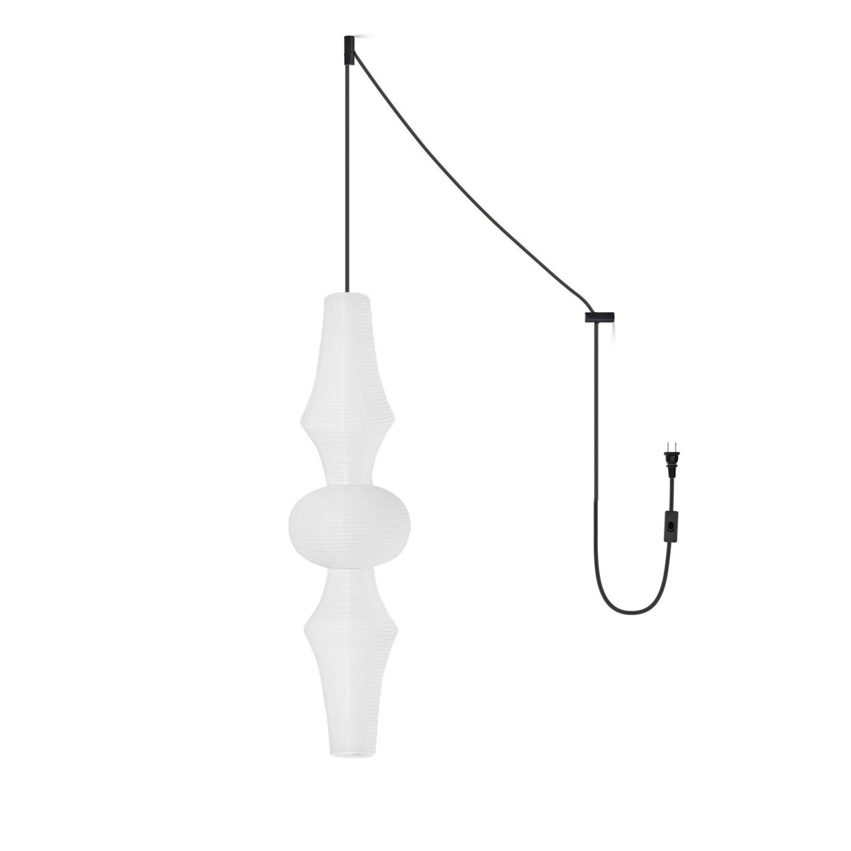 Suspension Égérie en papier et métal – vue 9