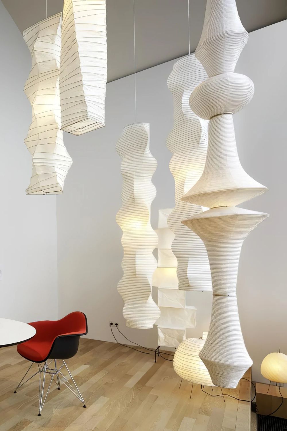 Suspension Égérie en papier et métal – vue 28