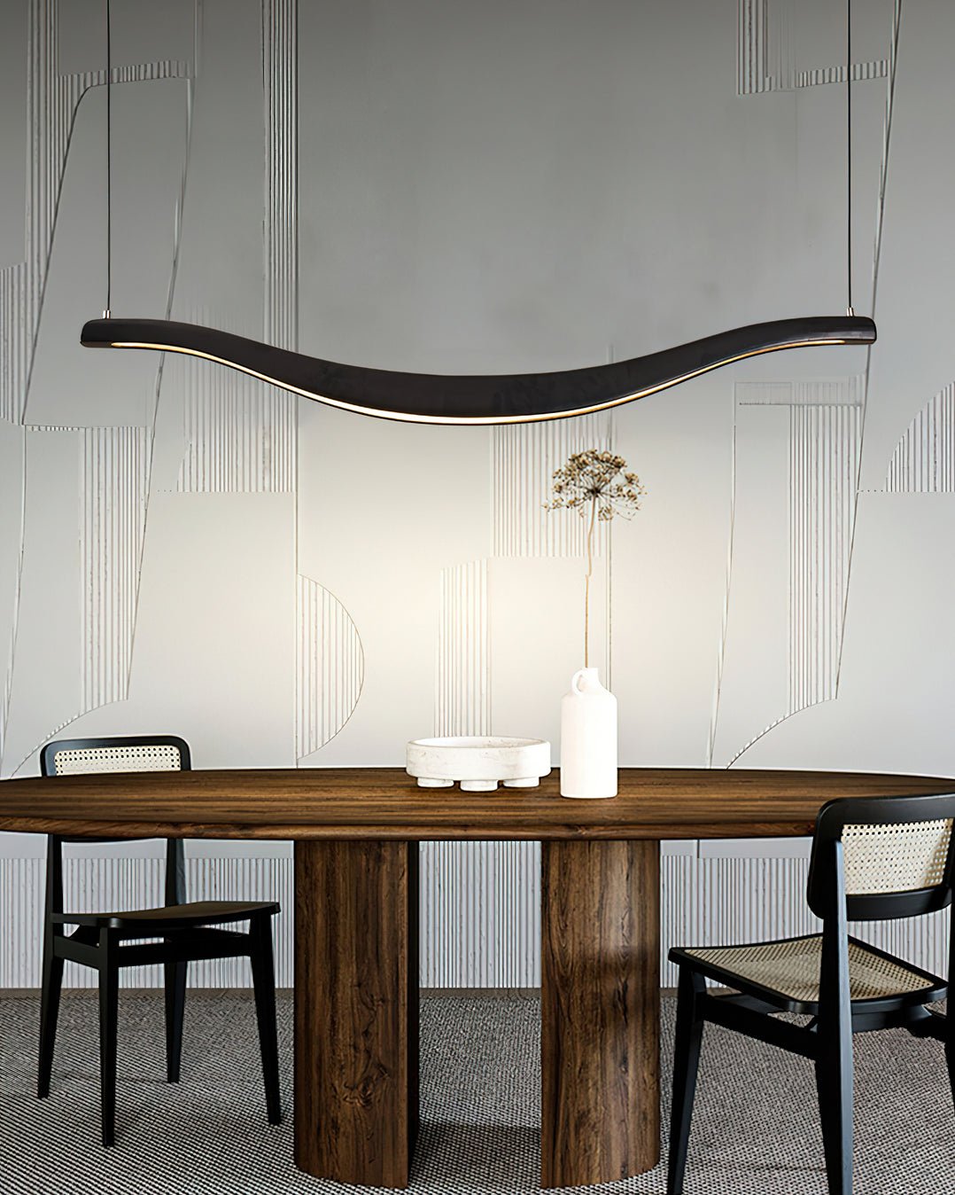 Lustre Pastel en bois et métal – vue 15