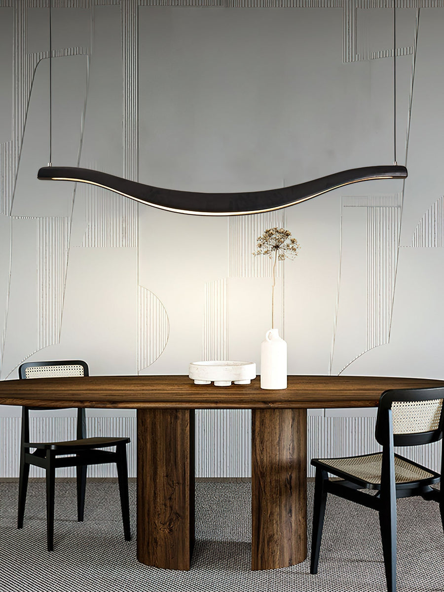 Lustre Pastel en bois et métal – vue 3