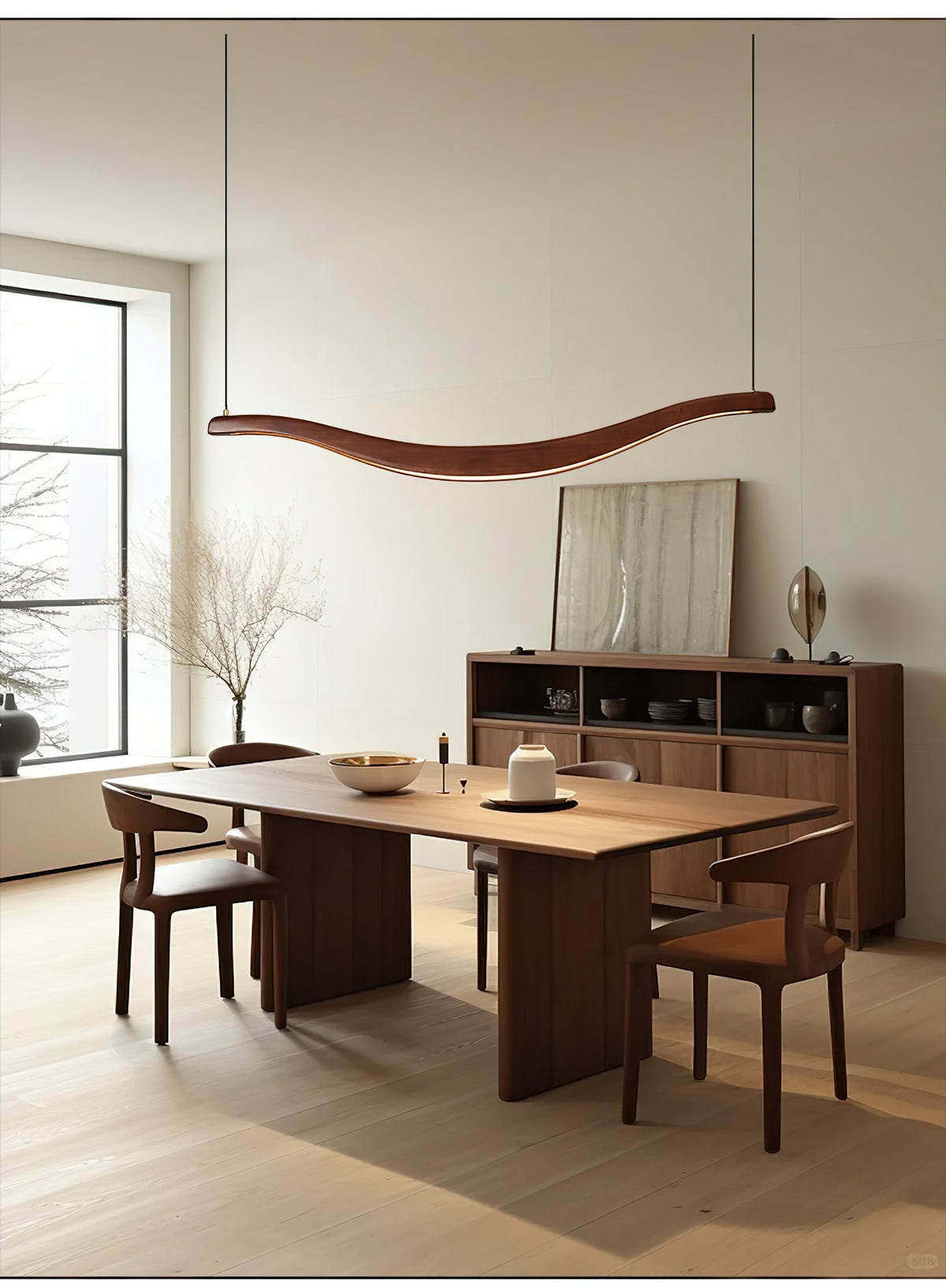 Lustre Pastel en bois et métal – vue 5