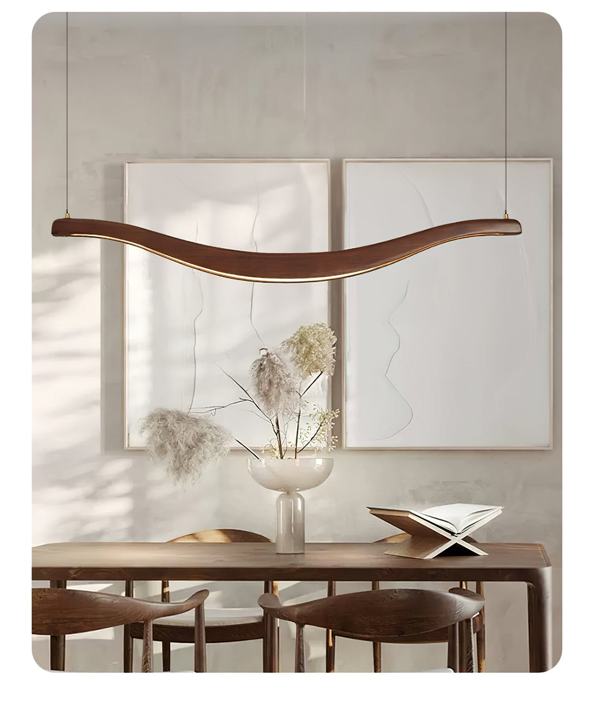 Lustre Pastel en bois et métal – vue 6