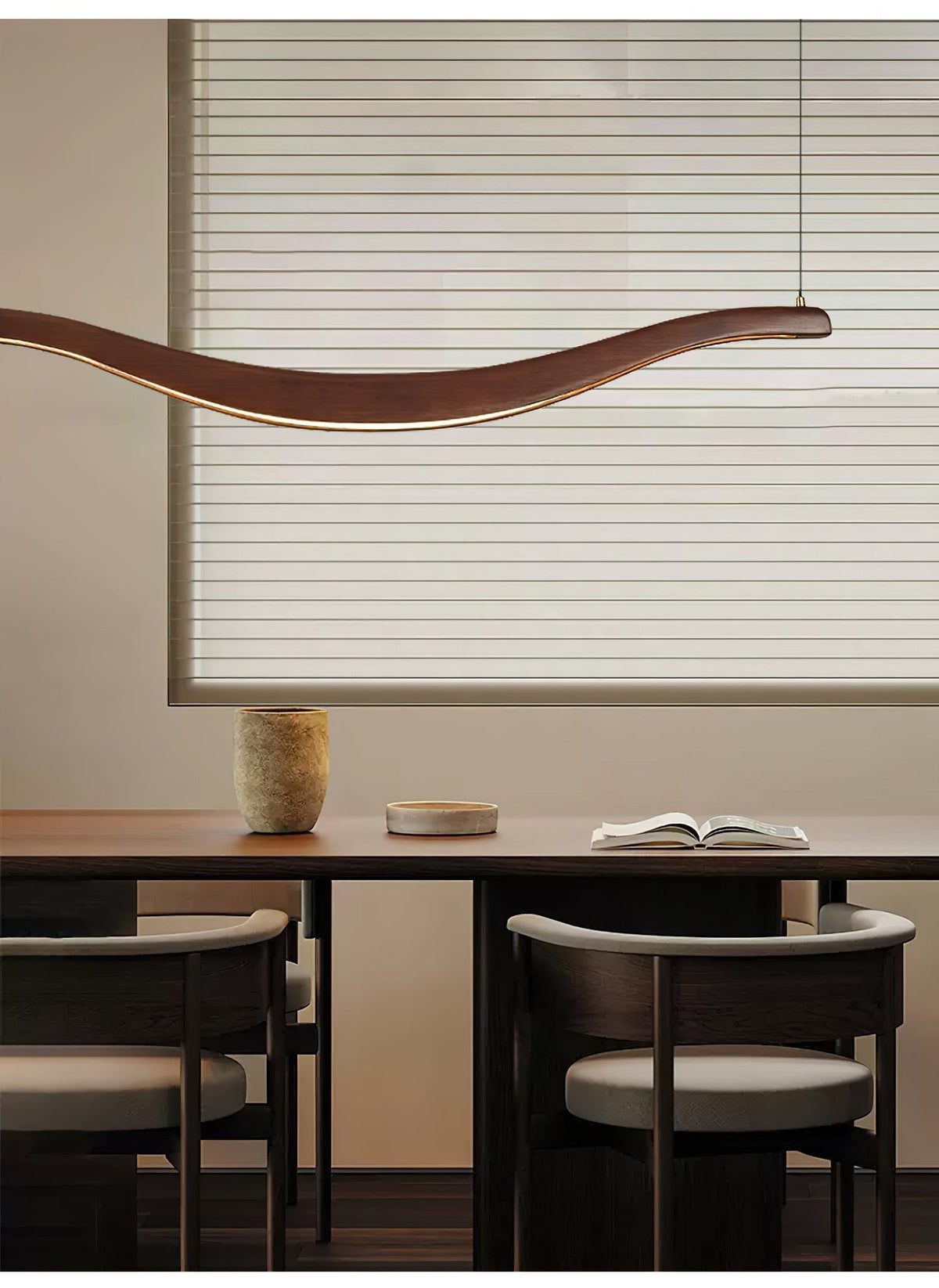 Lustre Pastel en bois et métal – vue 7