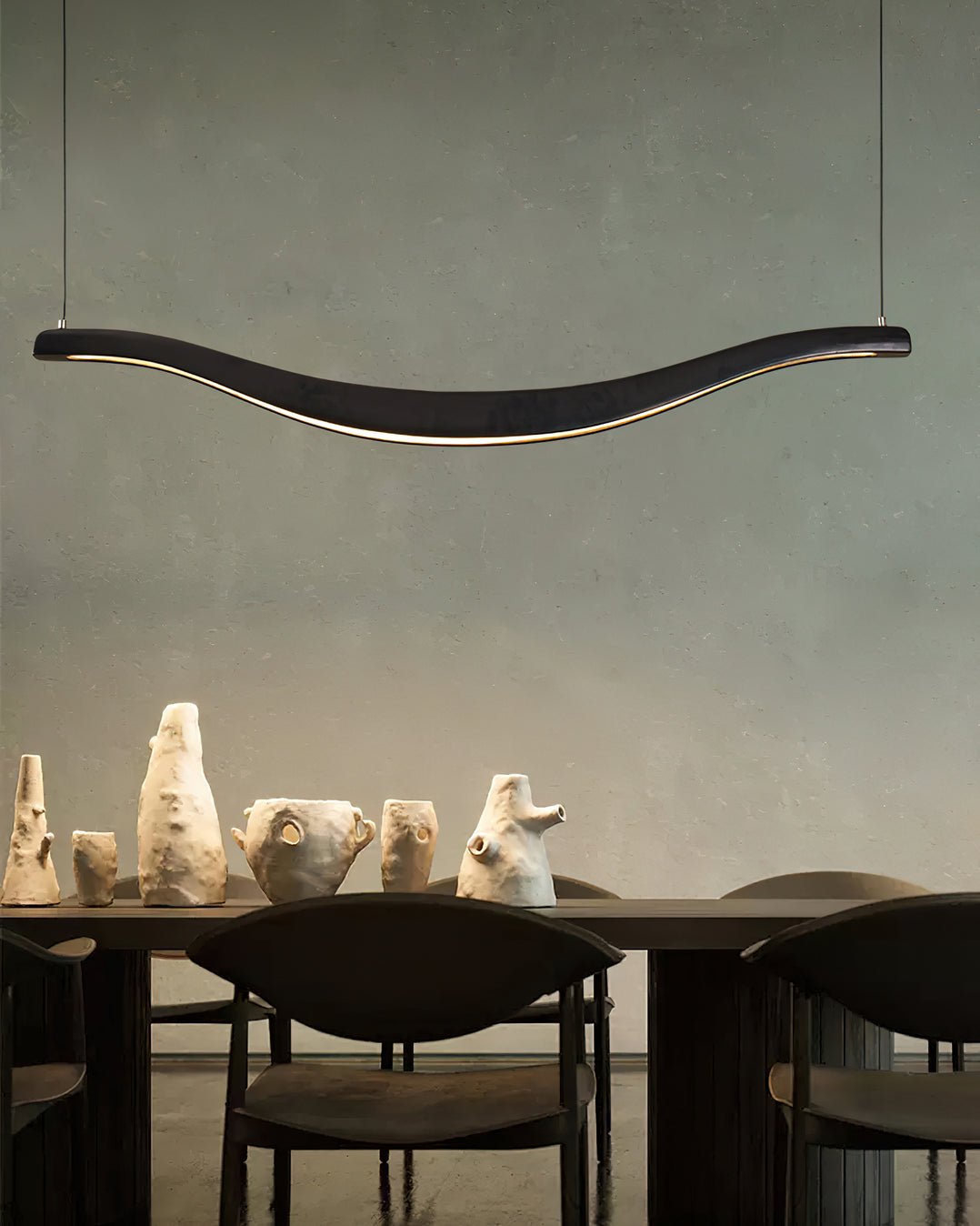 Lustre Pastel en bois et métal – vue 17