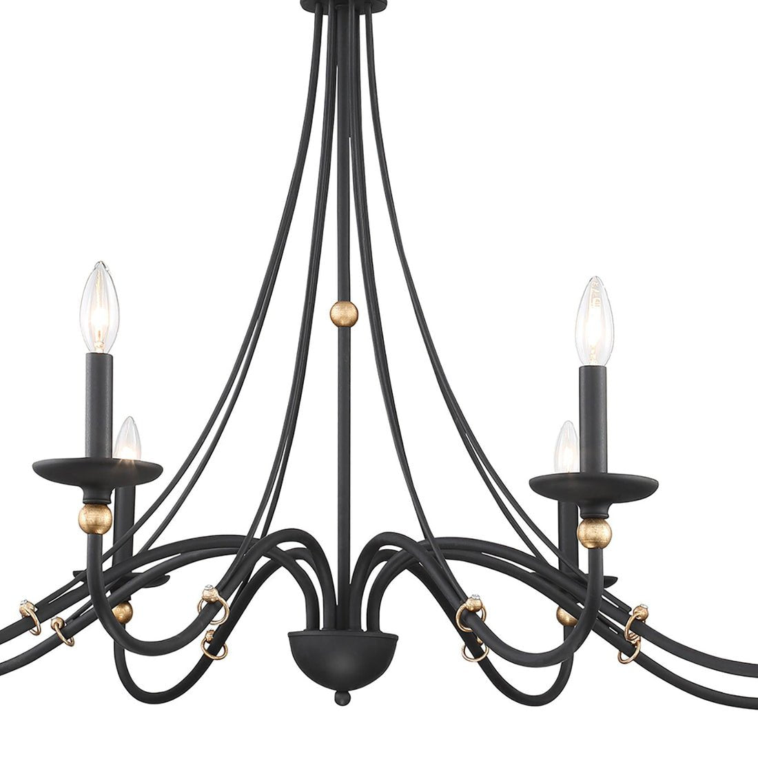 Lustre Abbaye en laiton – vue 36