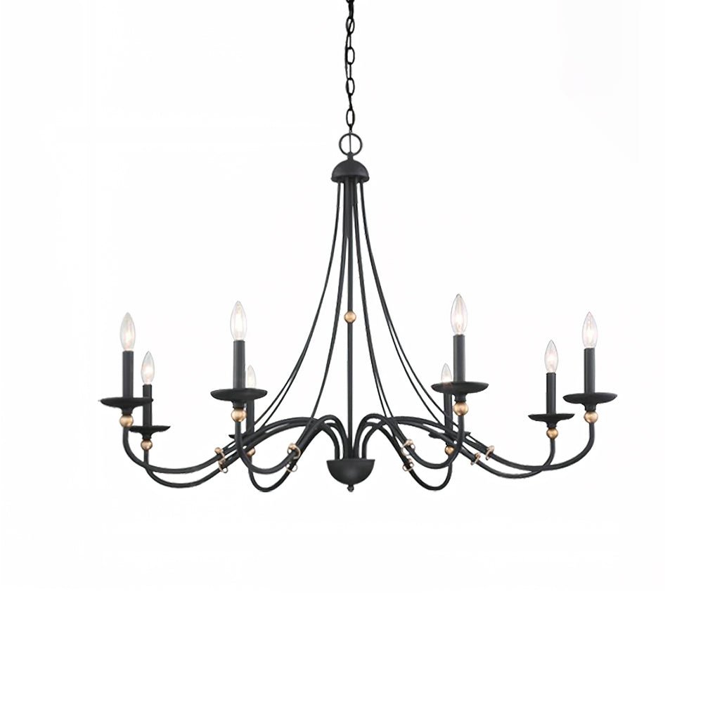 Lustre Abbaye en laiton – vue 11