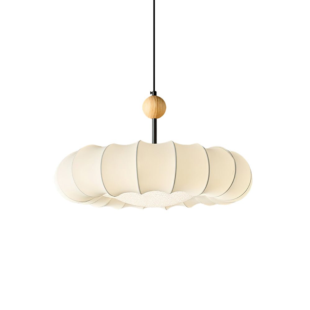 Suspension Ellébore en bois et tissu – vue 18