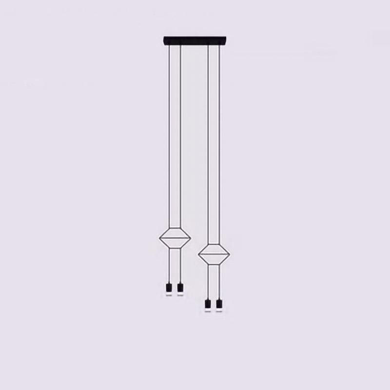 Suspension Faustine en métal – vue 28