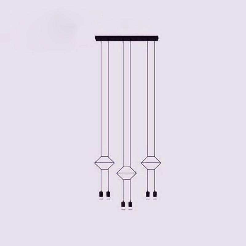 Suspension Faustine en métal – vue 17