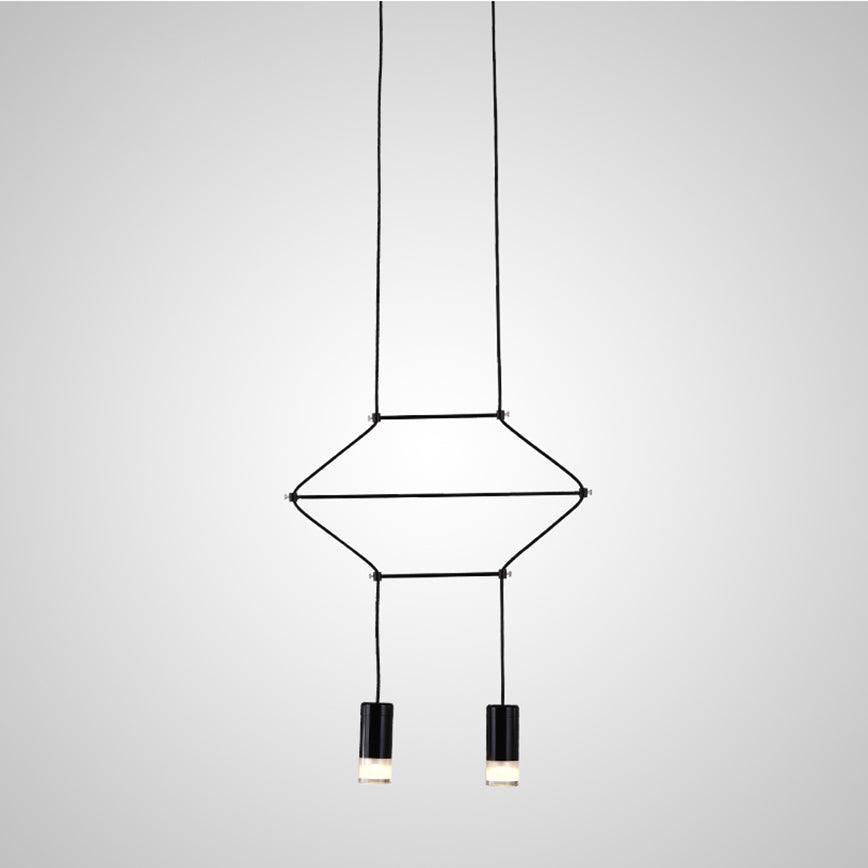 Suspension Faustine en métal – vue 31