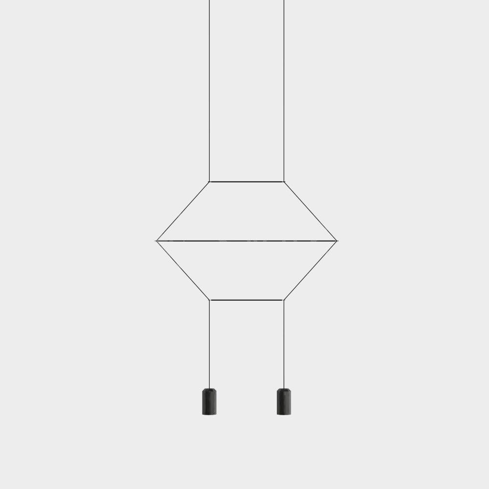 Suspension Faustine en métal – vue 26