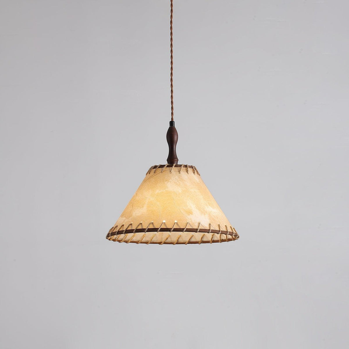 Suspension Valensole en tissu et bois – vue 13