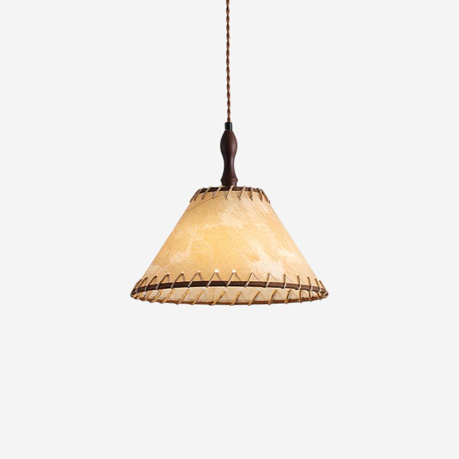 Suspension Valensole en tissu et bois – vue 15