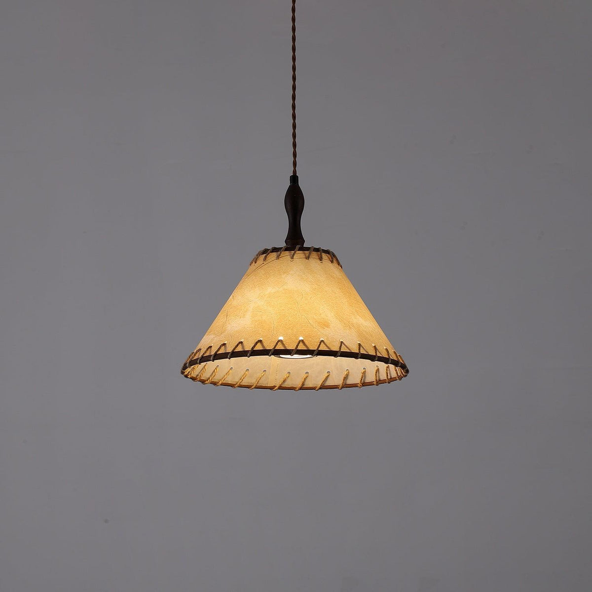 Suspension Valensole en tissu et bois – vue 17