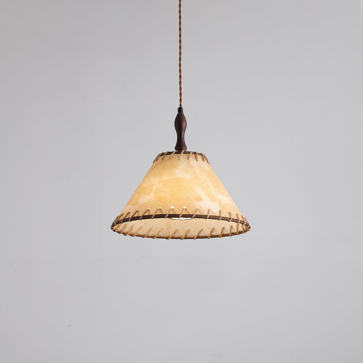 Suspension Valensole en tissu et bois – vue 18