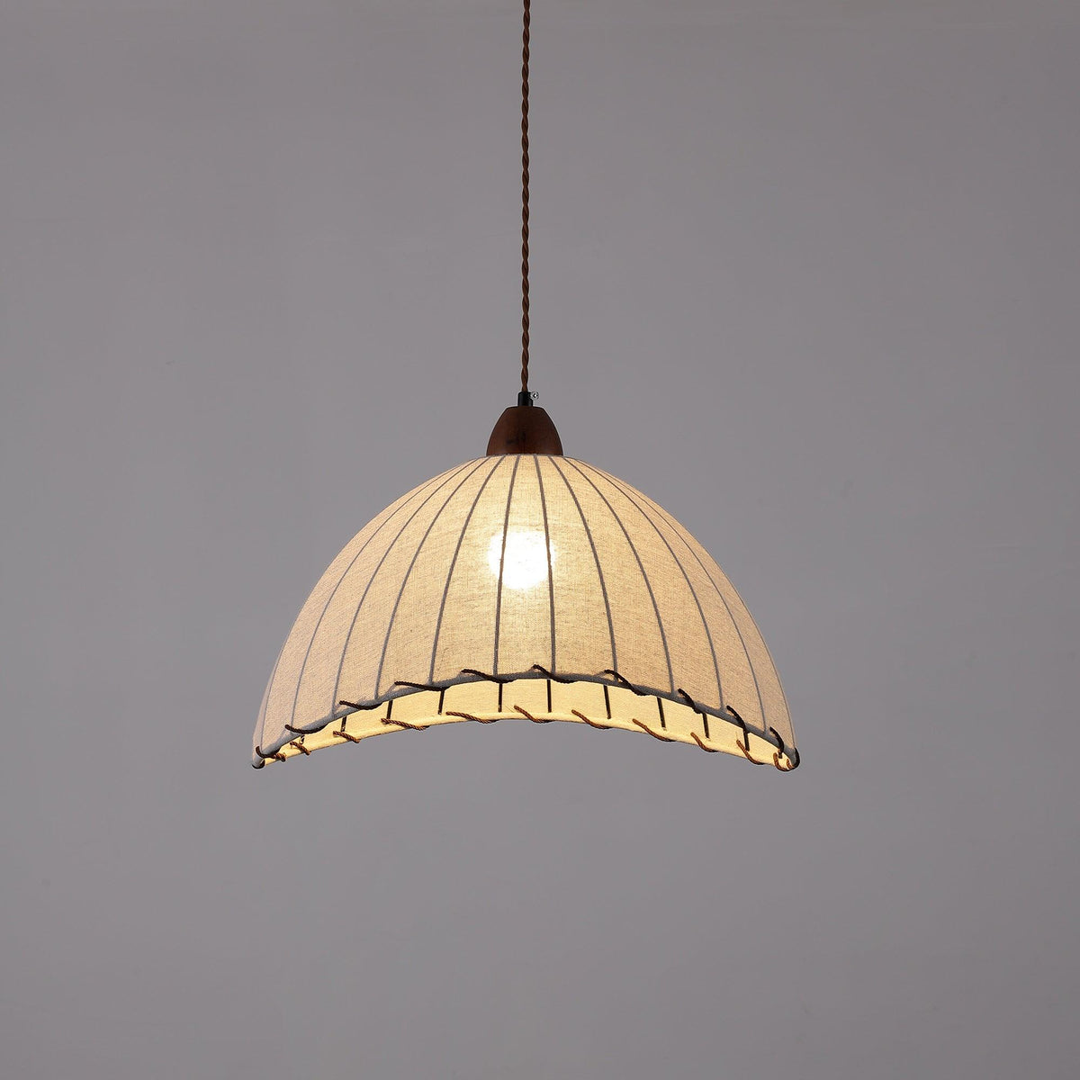 Suspension Valensole en tissu et bois – vue 20
