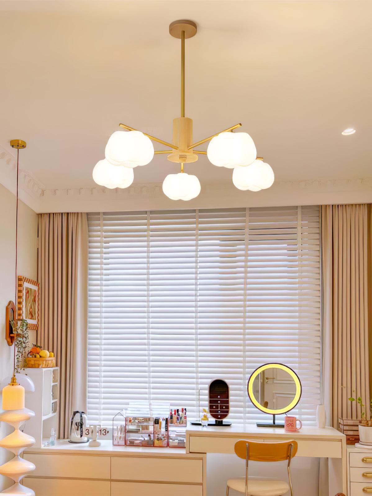 Lustre Toison en bois et métal – vue 30