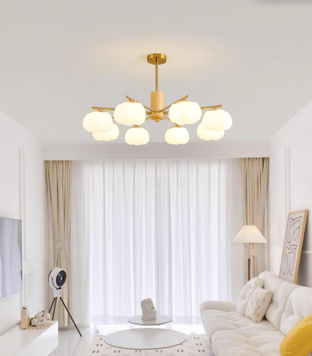 Lustre Toison en bois et métal – vue 31