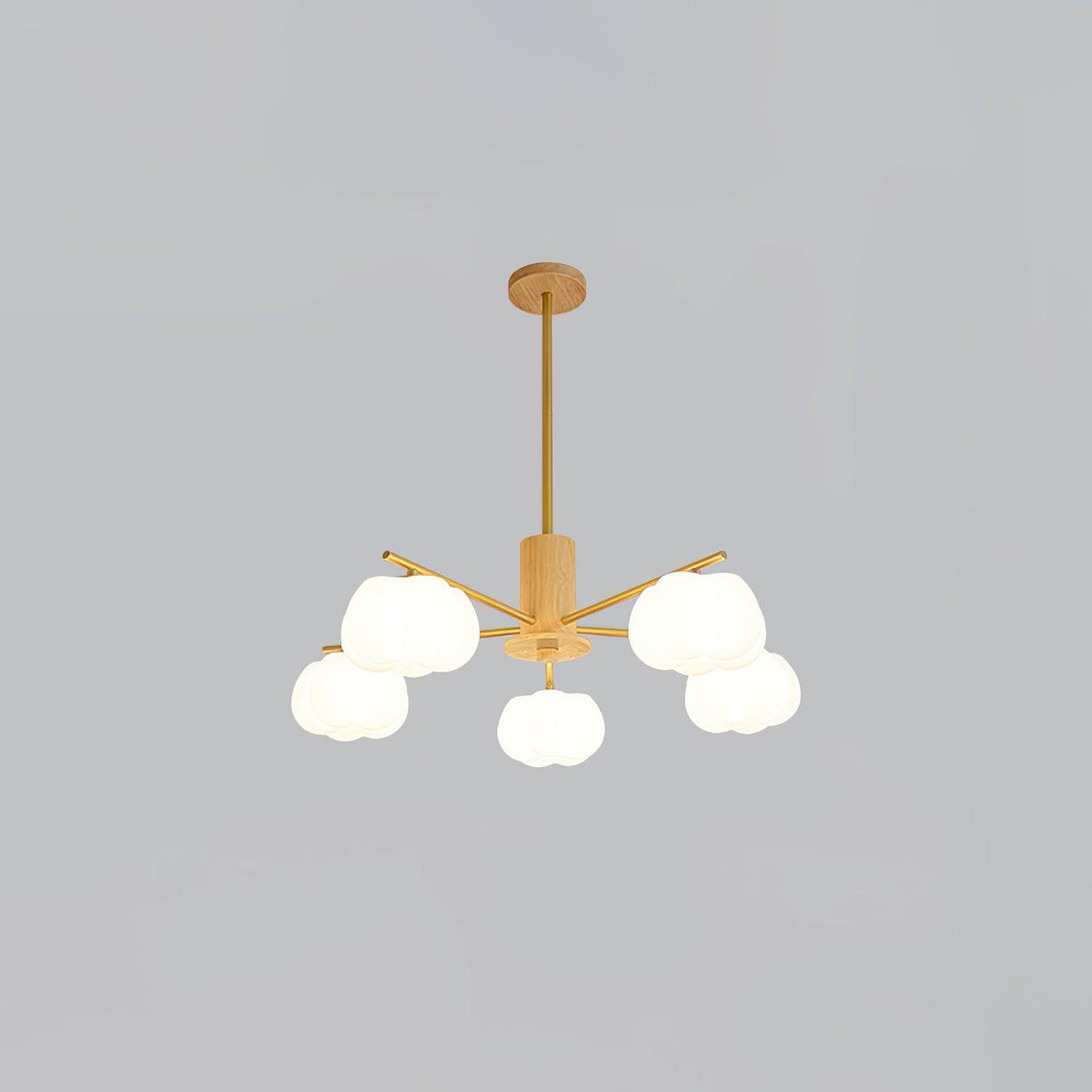 Lustre Toison en bois et métal – vue 26