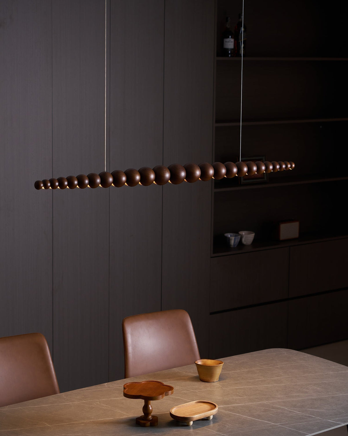 Suspension Mazurka en bois et métal – vue 28