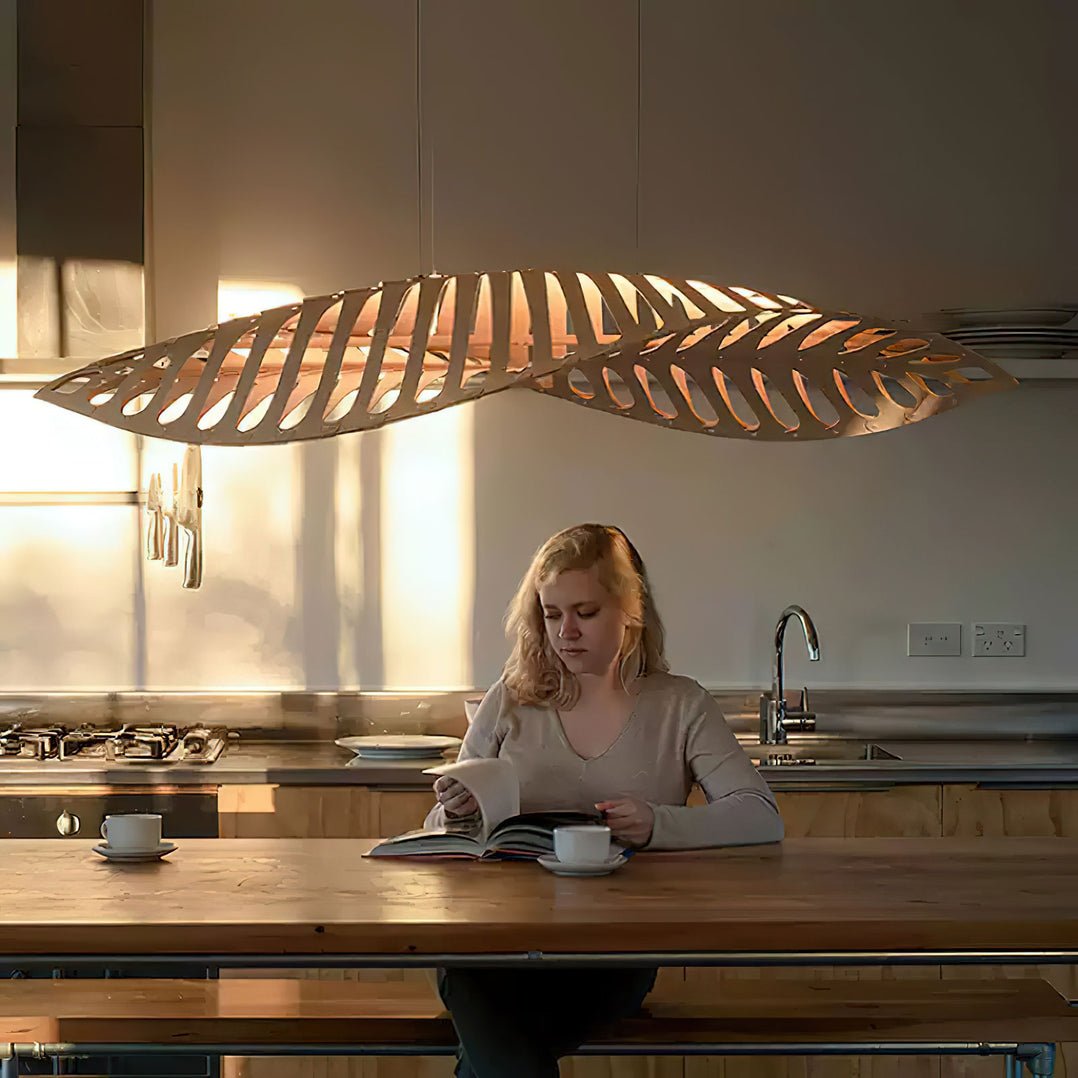 Suspension Améthyste en bois et métal – vue 6