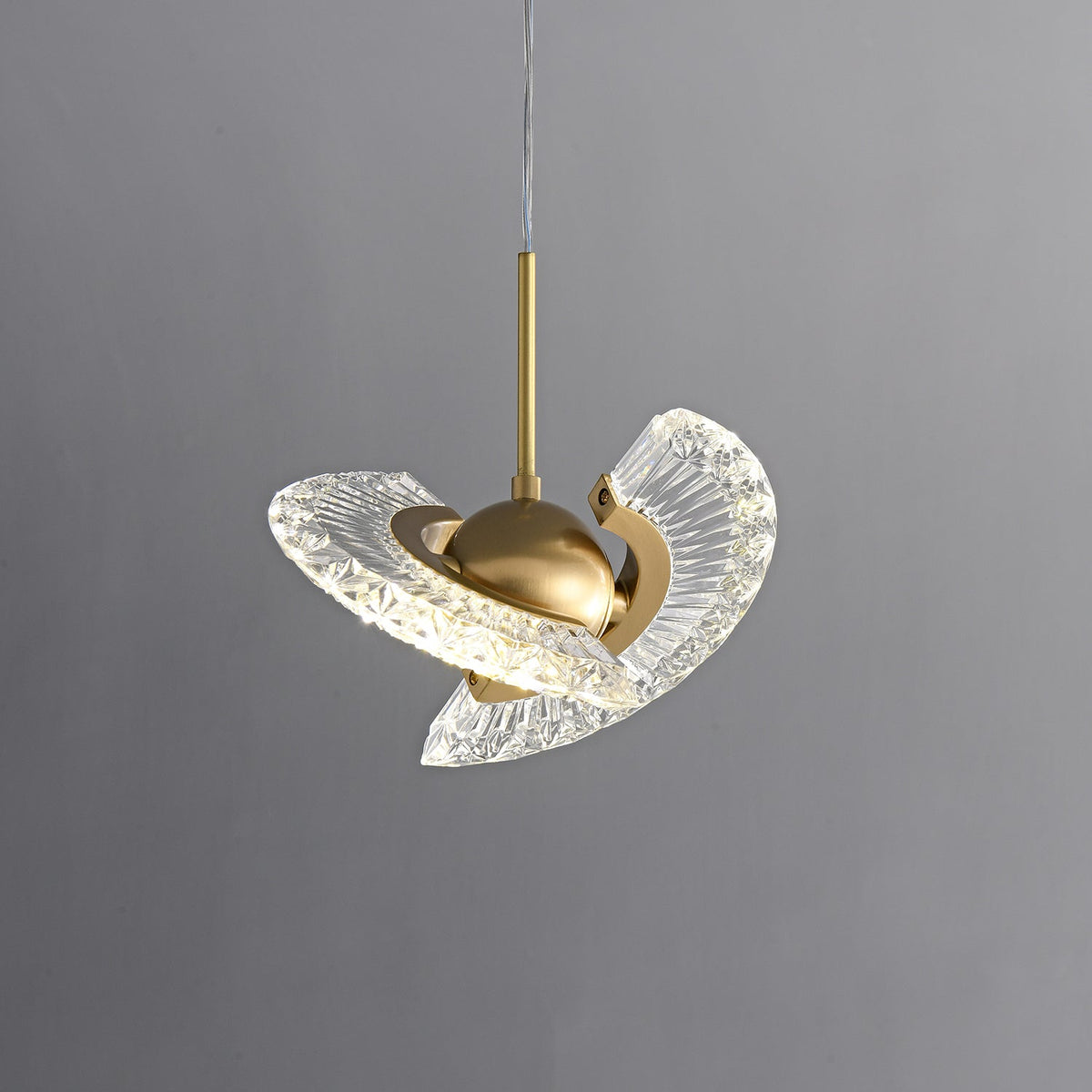 Suspension Charme en laiton – vue 7