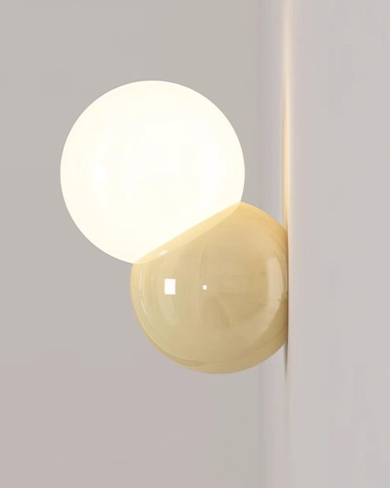 Applique Murale Sphère, métal laqué et opaline – vue 10