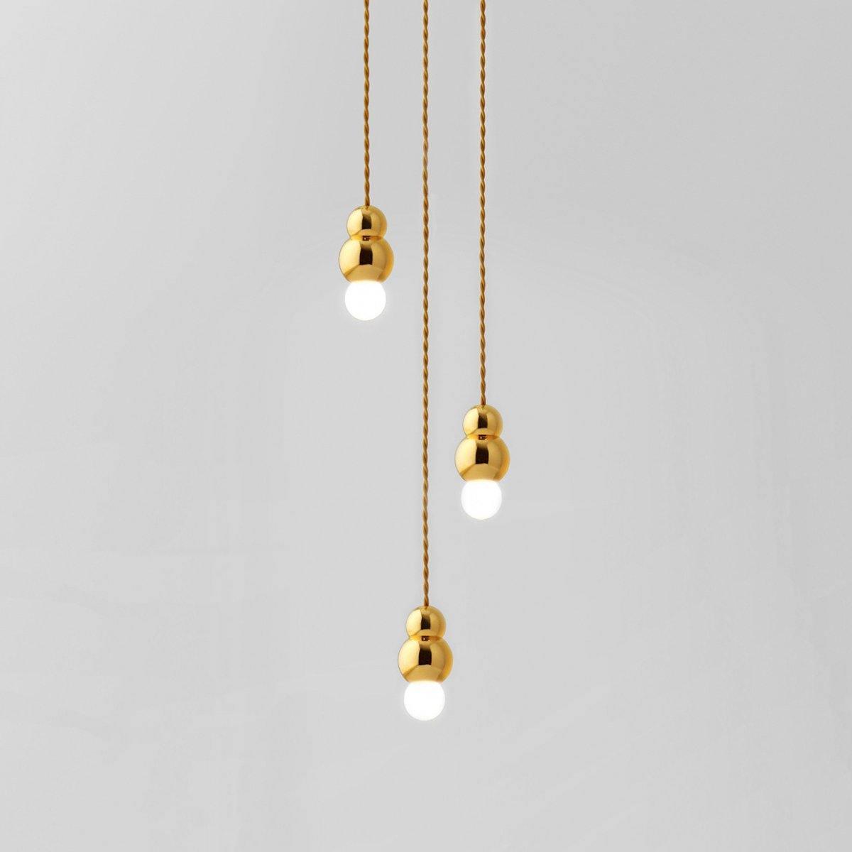 Suspension Augustine en verre et aluminium – vue 48
