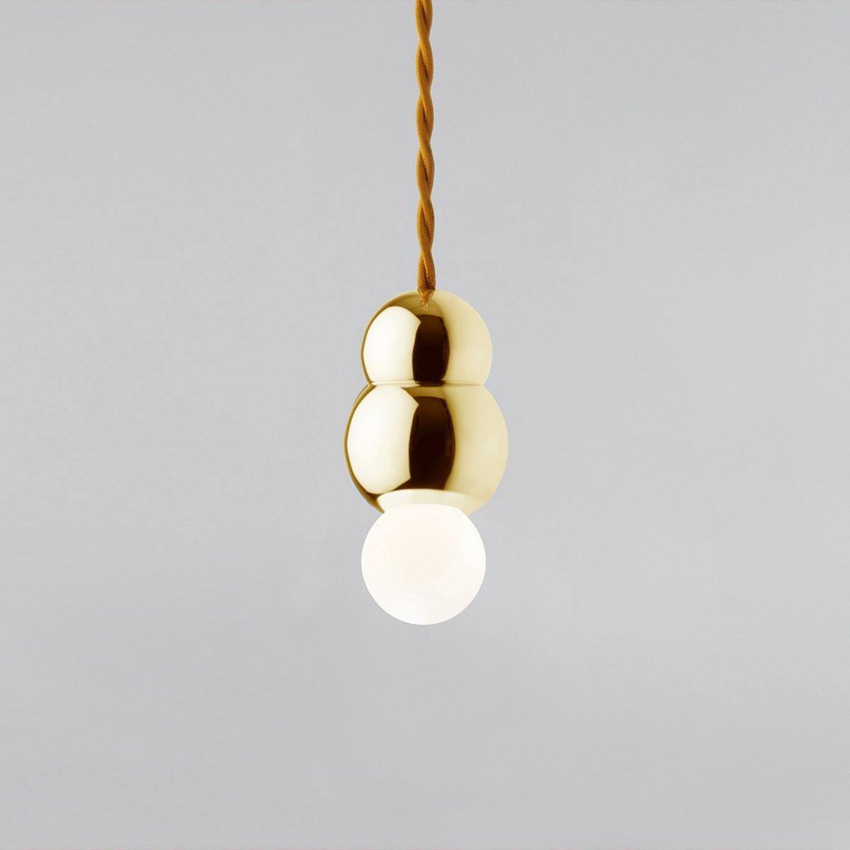 Suspension Augustine en verre et aluminium – vue 10