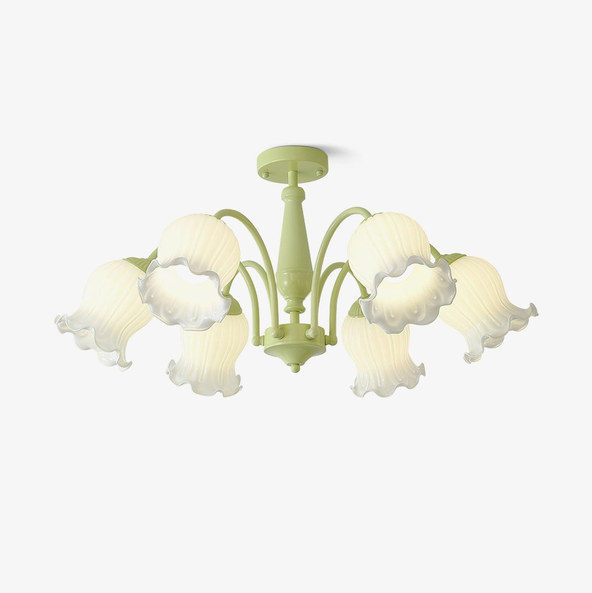 Lustre Bouquet en verre et résine – faubourg & fils