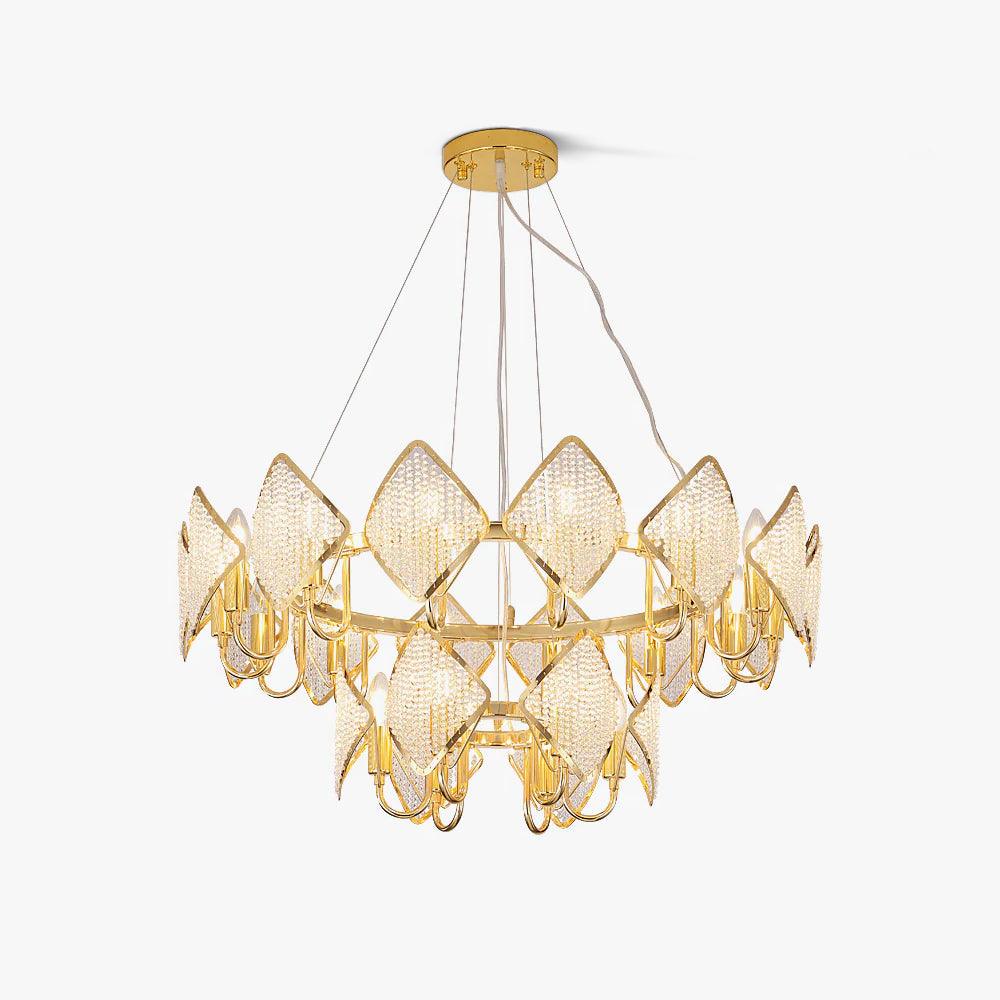 Lustre Clémentine en cristal et fer – faubourg & fils