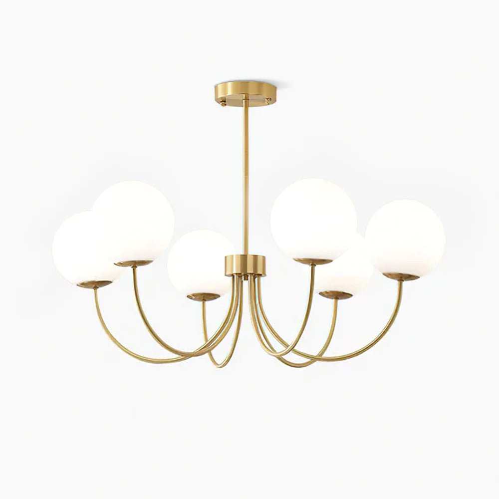 Lustre Cordes en laiton et verre – faubourg & fils
