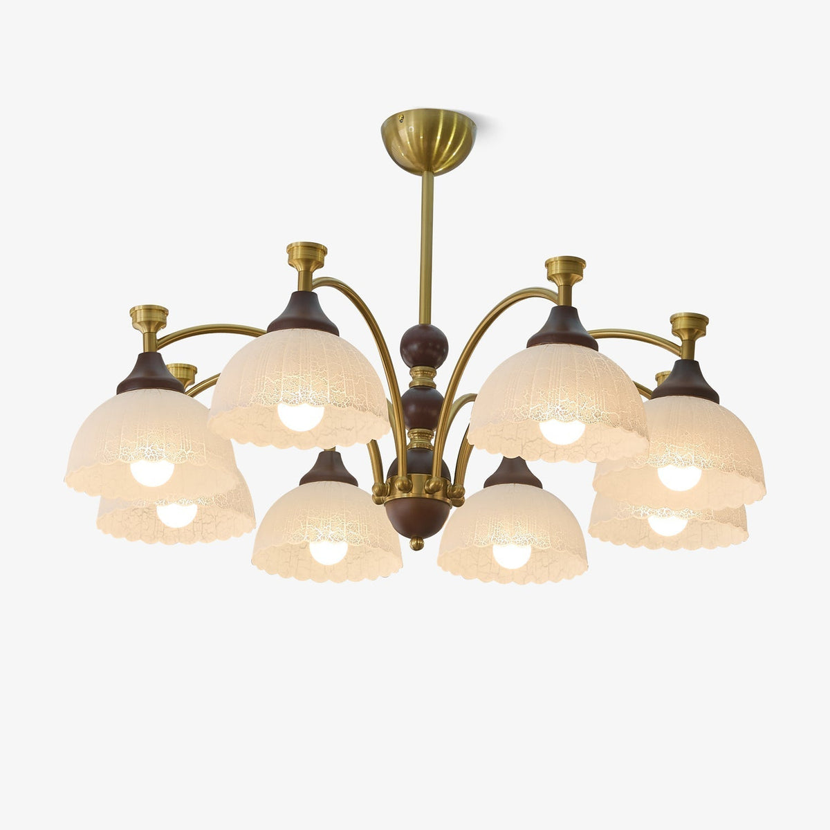 Lustre Corsaire en bois et verre – faubourg & fils