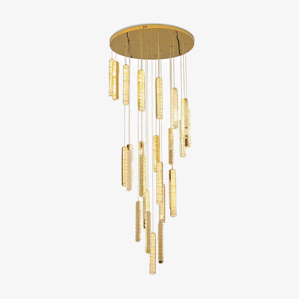 Lustre Elsa en cristal et métal – faubourg & fils