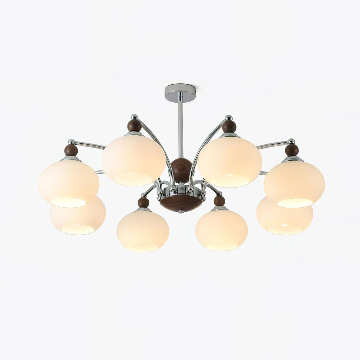 Lustre Fontaine en verre et fer – faubourg & fils