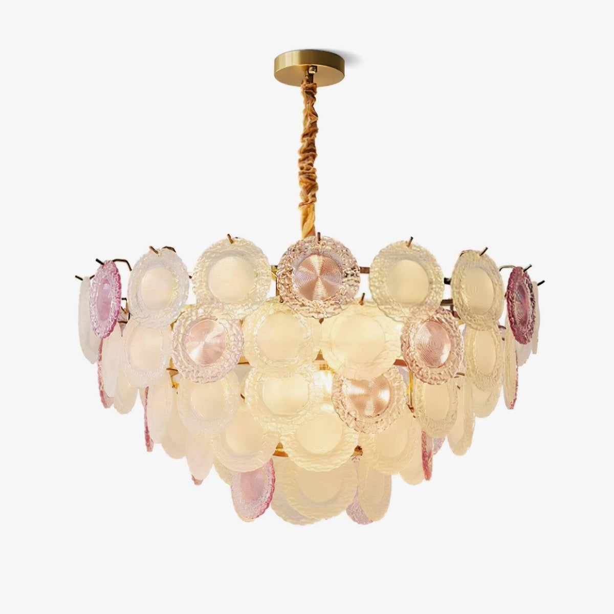 Lustre Framboise en verre et métal – faubourg & fils