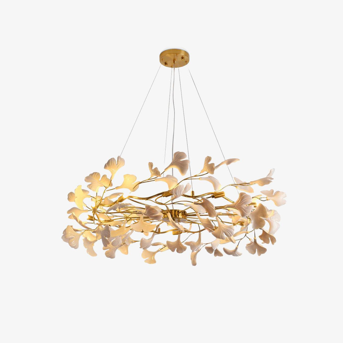 Lustre Gloria en céramique et fer – faubourg & fils