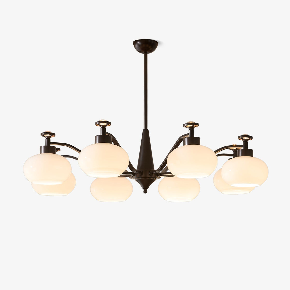 Lustre Gondolier en verre et métal – faubourg & fils