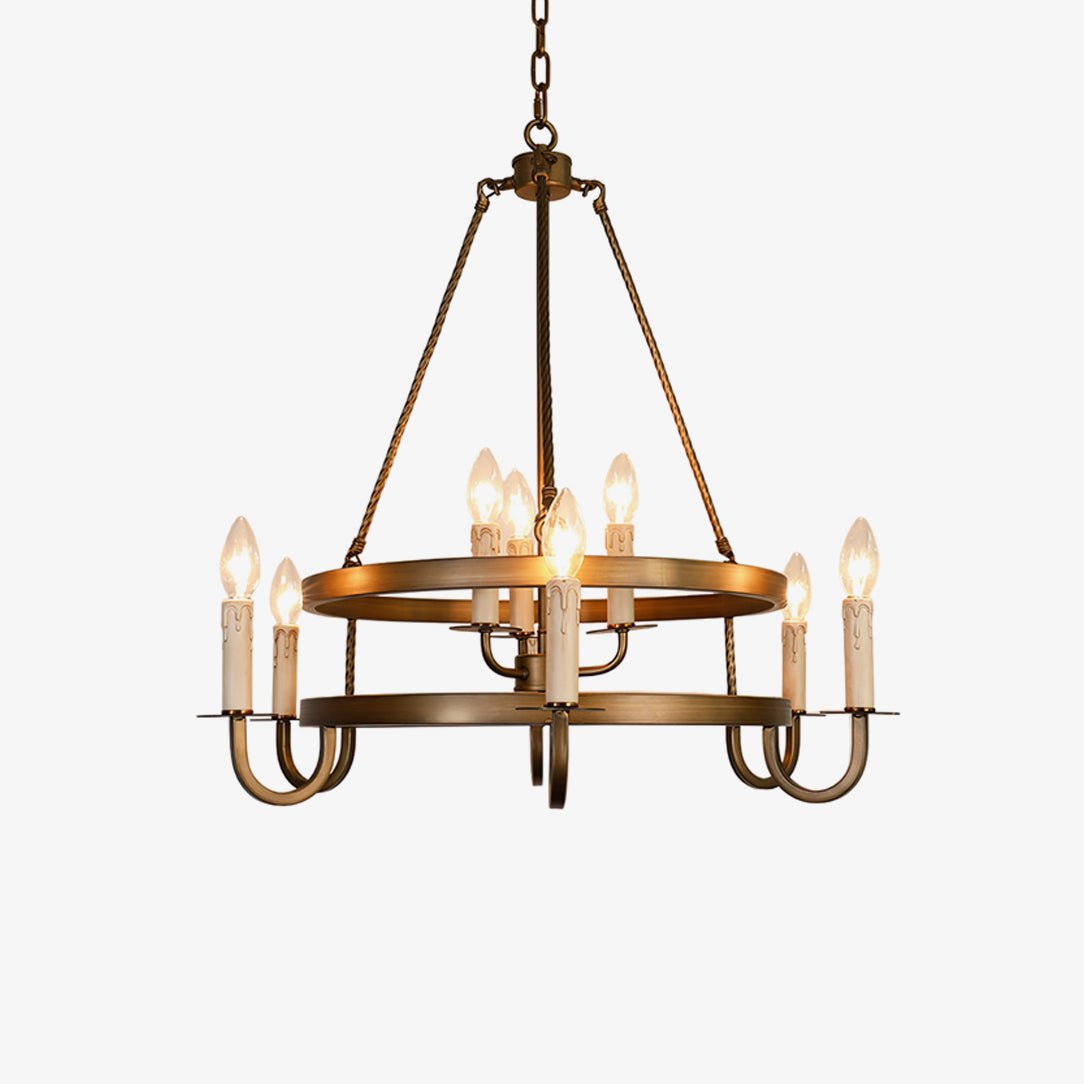 Lustre Isadora en laiton – faubourg & fils