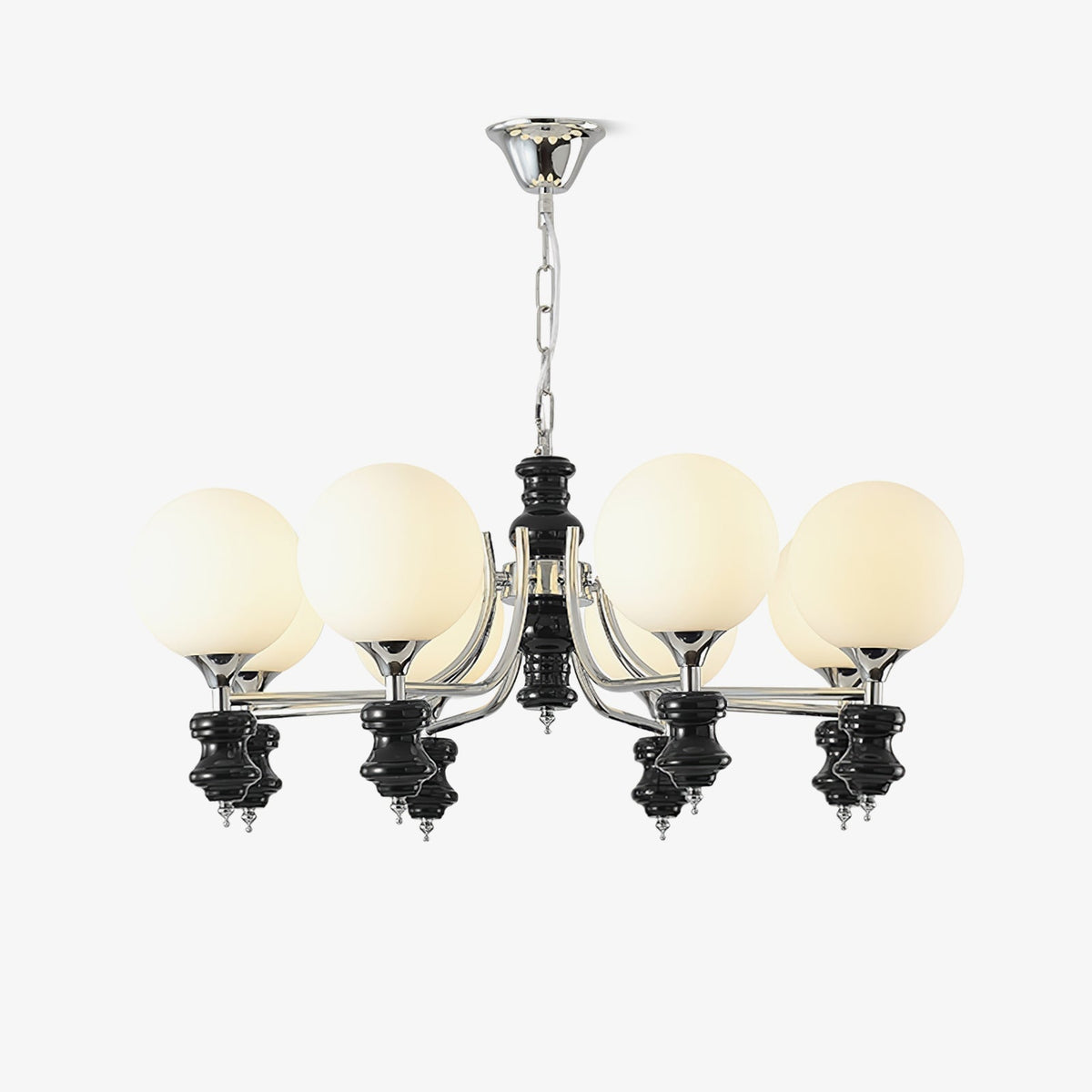 Lustre Navette en verre et métal – faubourg & fils