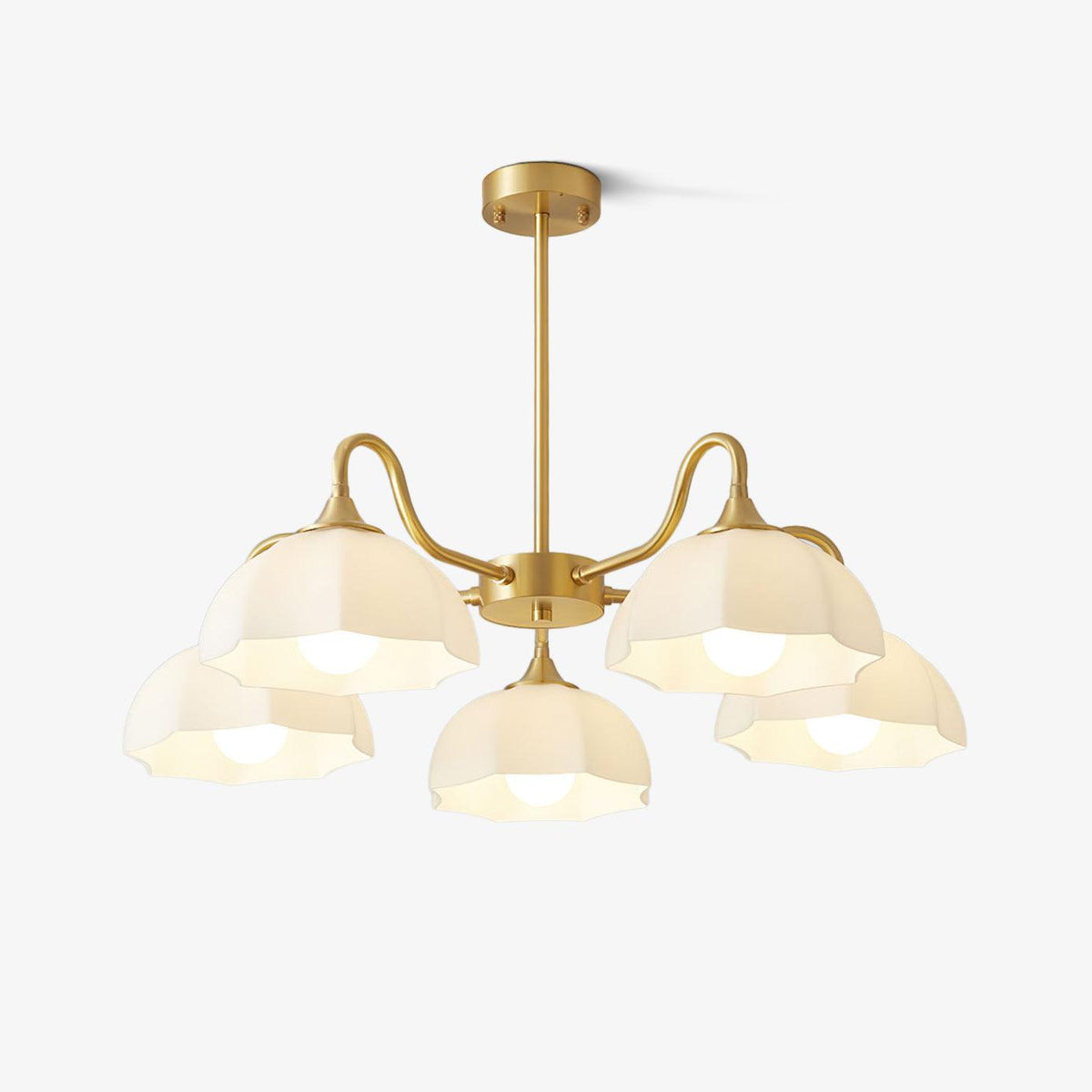 Lustre Sierra en verre et cuivre – faubourg & fils