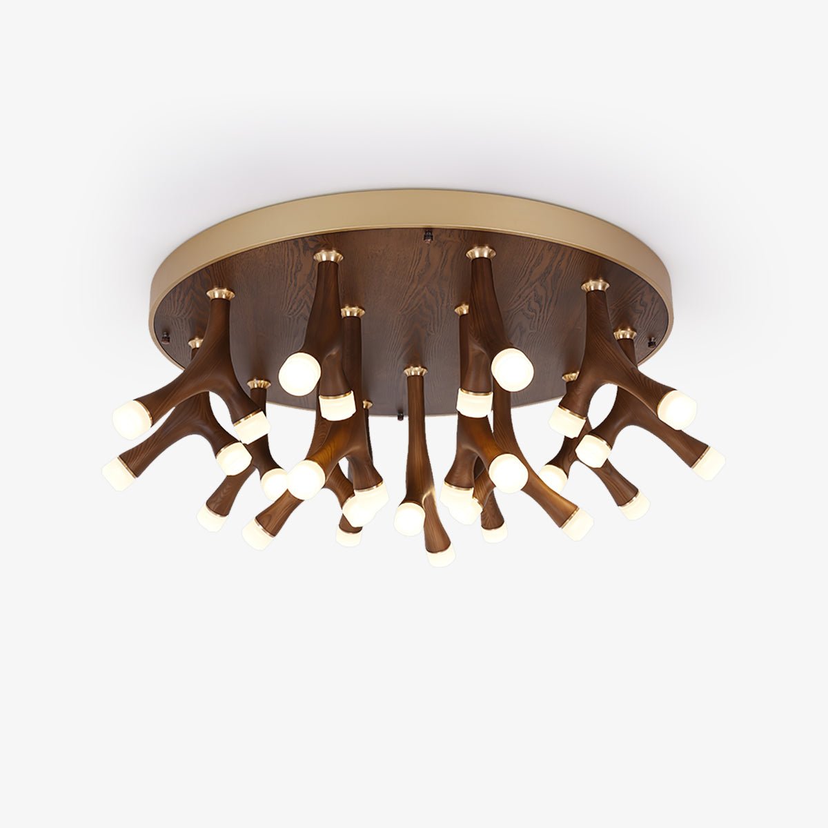 Plafonnier Chambord en bois et métal – faubourg & fils