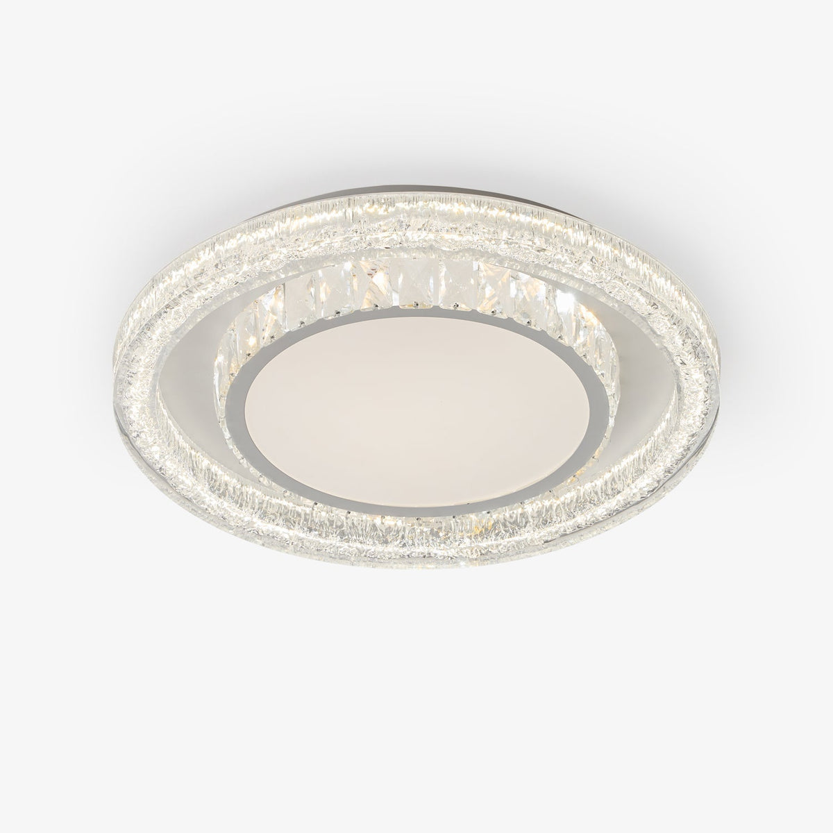 Plafonnier Pénélope en cristal et métal – faubourg & fils