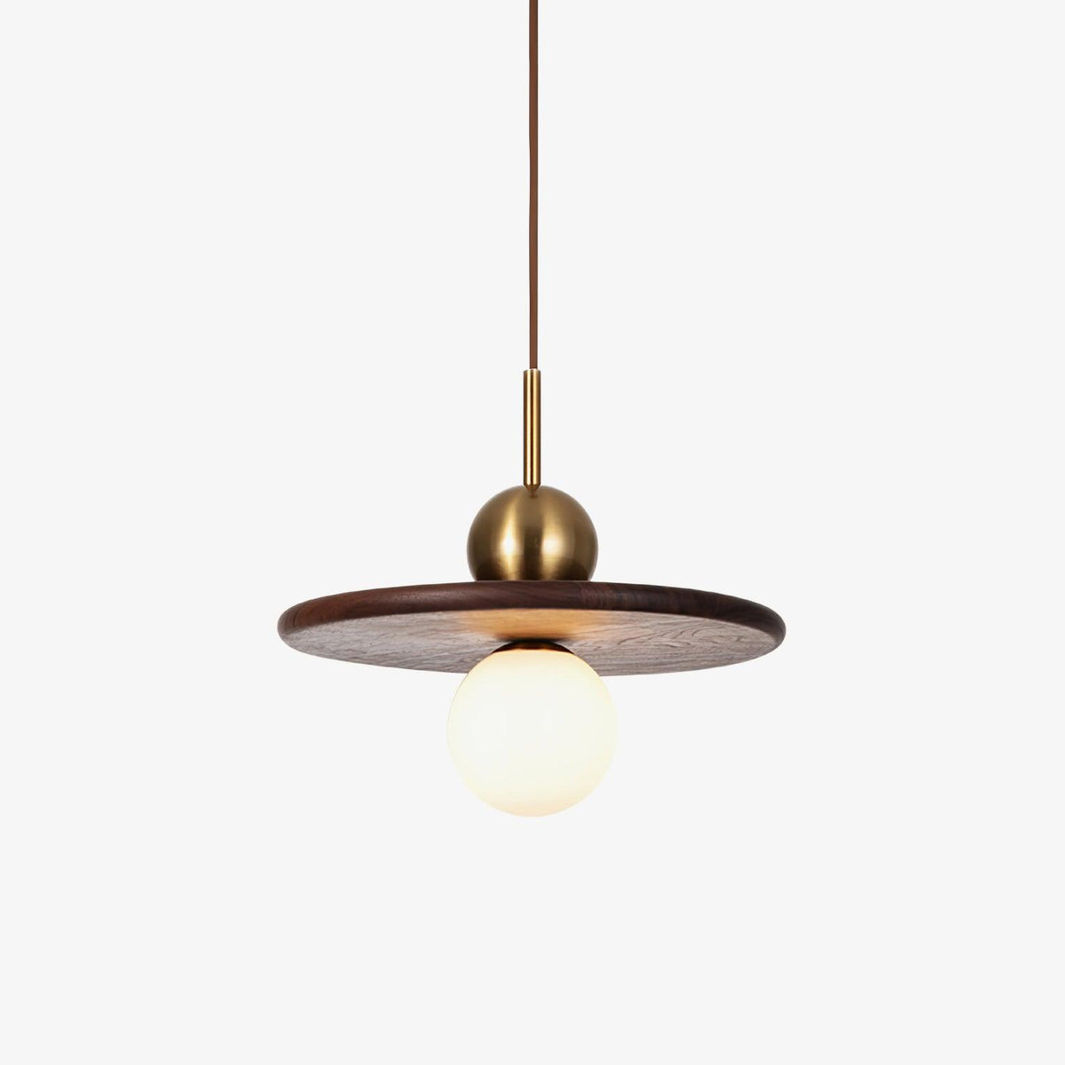 Suspension Aiguière en verre et noyer – faubourg & fils